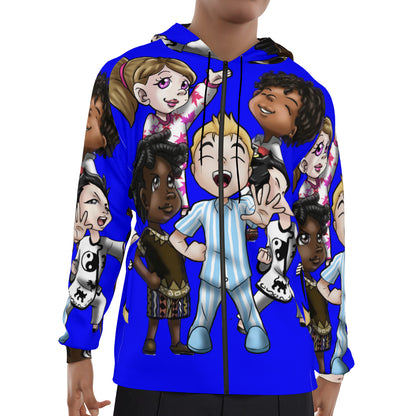 SDPKA BLUE GANG ZIP UP HOODIE ***Women please order one size smaller than normal.