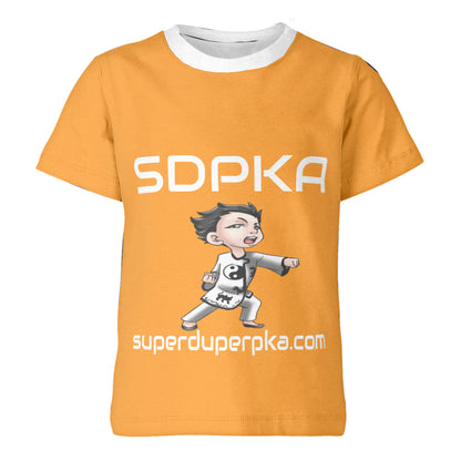 SOSHI'S SALUTE of VALOR T-SHIRT for YOUTH | SDPKA (SUH-DUP-KA) | ORANGE