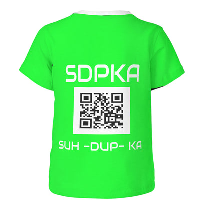 RICO'S SALUTE of VALOR T-SHIRT for YOUTH | SDPKA (SUH-DUP-KA) | LIME