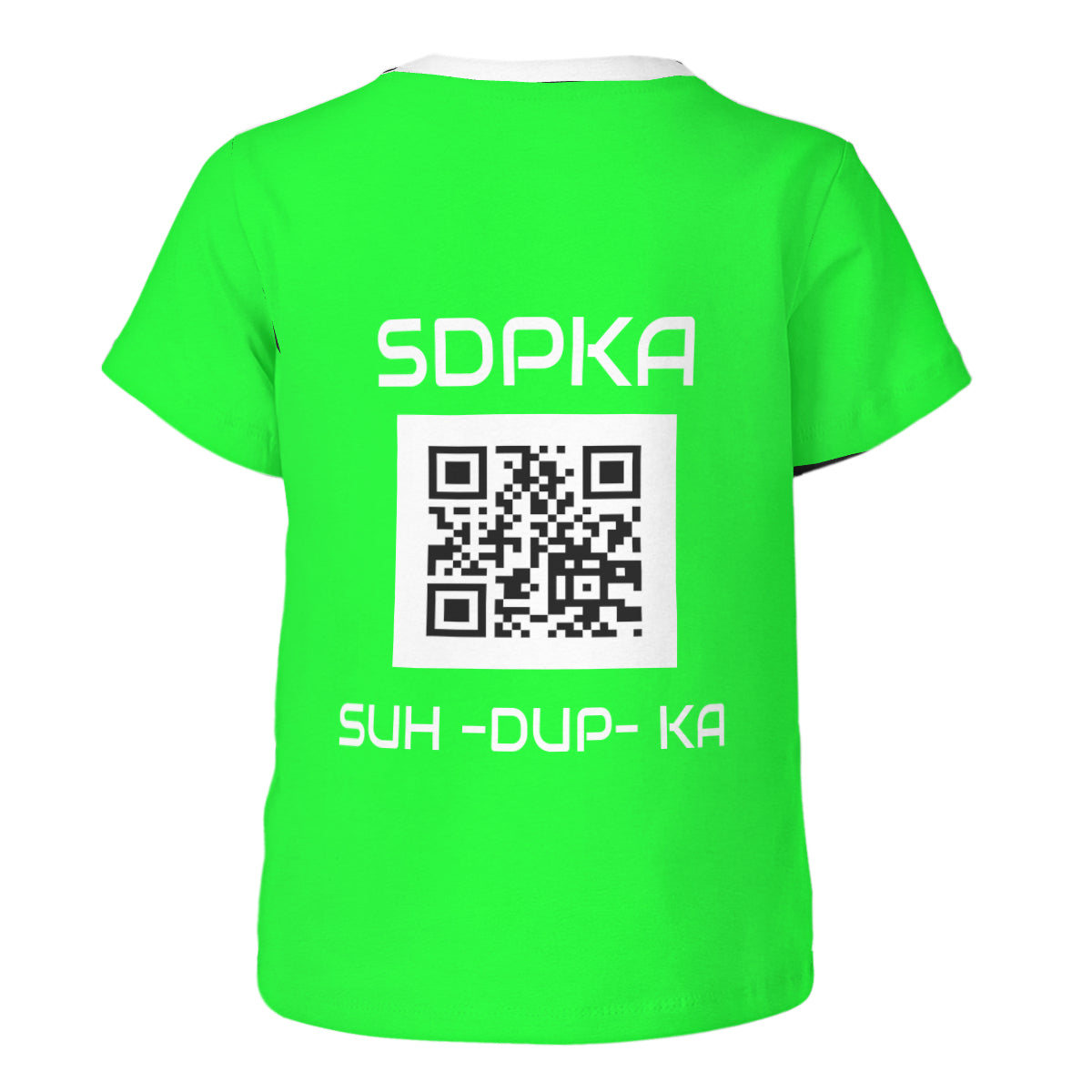NATE'S SALUTE OF VALOR T SHIRT | FOR YOUTH |  SDPKA (SUH-DUP-KA | LIME