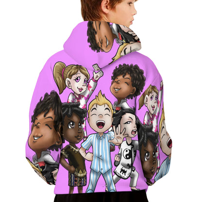 SDPKA KIDS GANGIN' IT HOODIE  | POLYESTER LT PINK