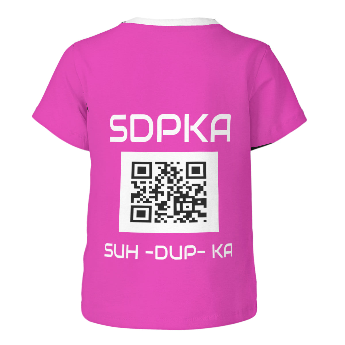 KEDAR'S SALUTE of VALOR T-SHIRT for YOUTH | SDPKA (SUH-DUP-KA) | HOT PINK