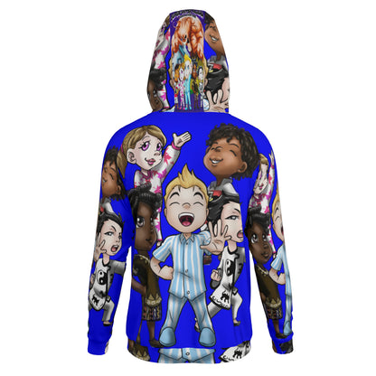 SDPKA BLUE GANG ZIP UP HOODIE ***Women please order one size smaller than normal.