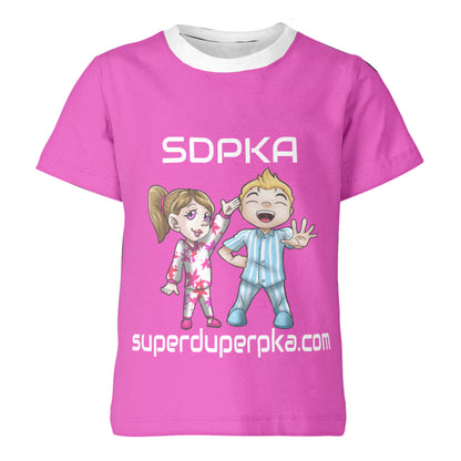 SDPKA NATE & ADA DUAL SALUTE OF VALOR T SHIRT | HOT PINK