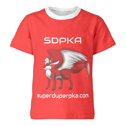SDPKA WANDERING WOLPERTINGER  T-Shirt for YOUTH | RED