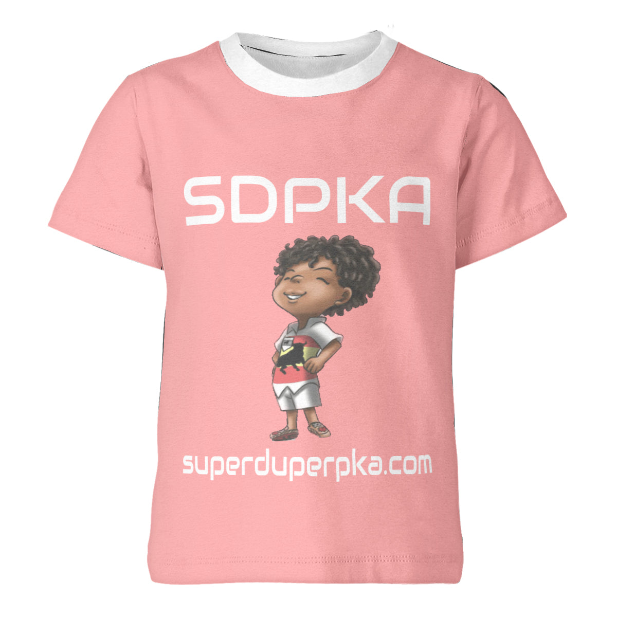 RICO'S SALUTE of VALOR T-SHIRT for YOUTH | SDPKA (SUH-DUP-KA) | PEACH