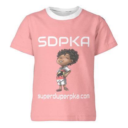 RICO'S SALUTE of VALOR T-SHIRT for YOUTH | SDPKA (SUH-DUP-KA) | PEACH