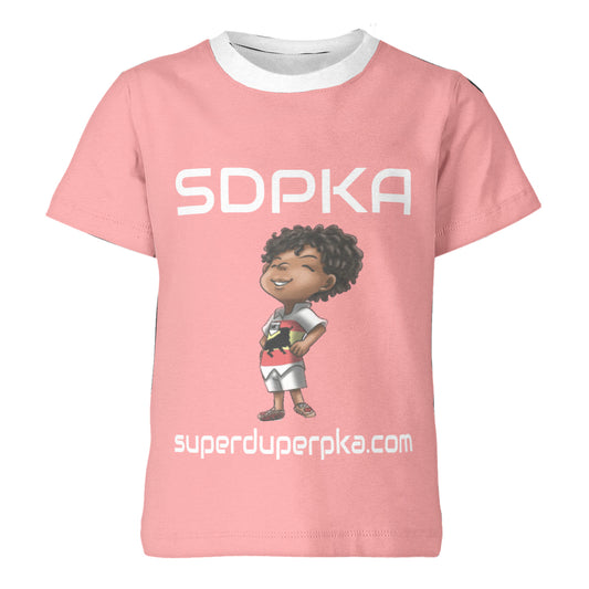 RICO'S SALUTE of VALOR T-SHIRT for YOUTH | SDPKA (SUH-DUP-KA) | PEACH