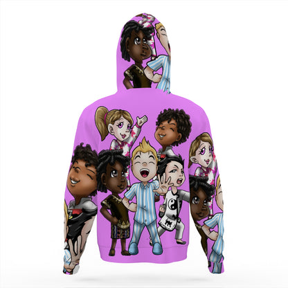 SDPKA KIDS GANGIN' IT HOODIE  | POLYESTER LT PINK