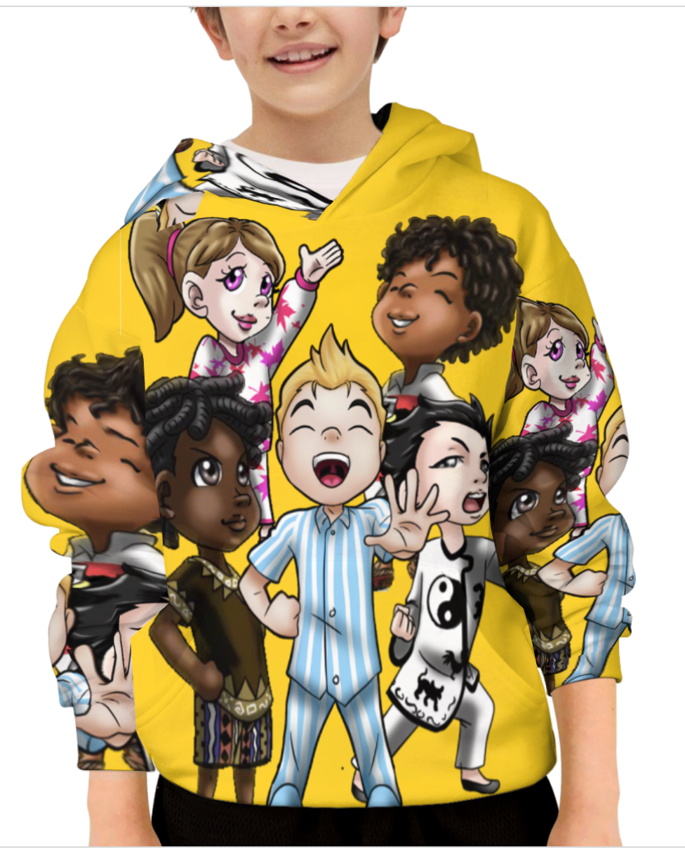 SDPKA KIDS GANGIN' IT HOODIE | RED | 10 COLORS