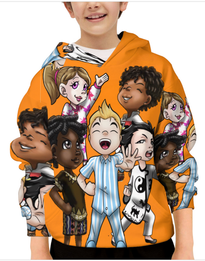 SDPKA KIDS GANGIN' IT HOODIE | RED | 10 COLORS