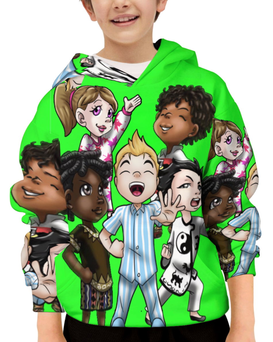 SDPKA KIDS GANGIN' IT HOODIE | RED | 10 COLORS