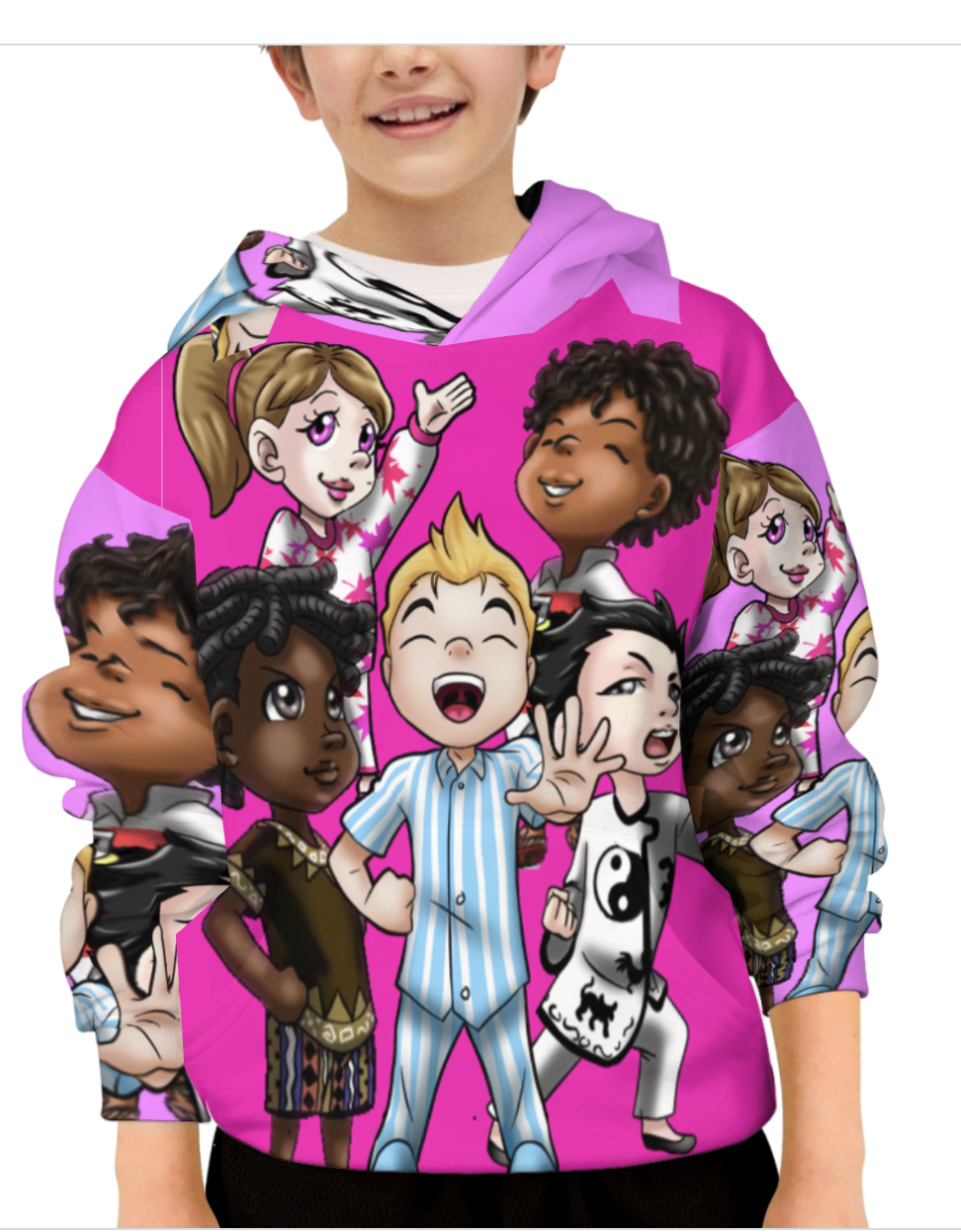 SDPKA KIDS GANGIN' IT HOODIE | RED | 10 COLORS