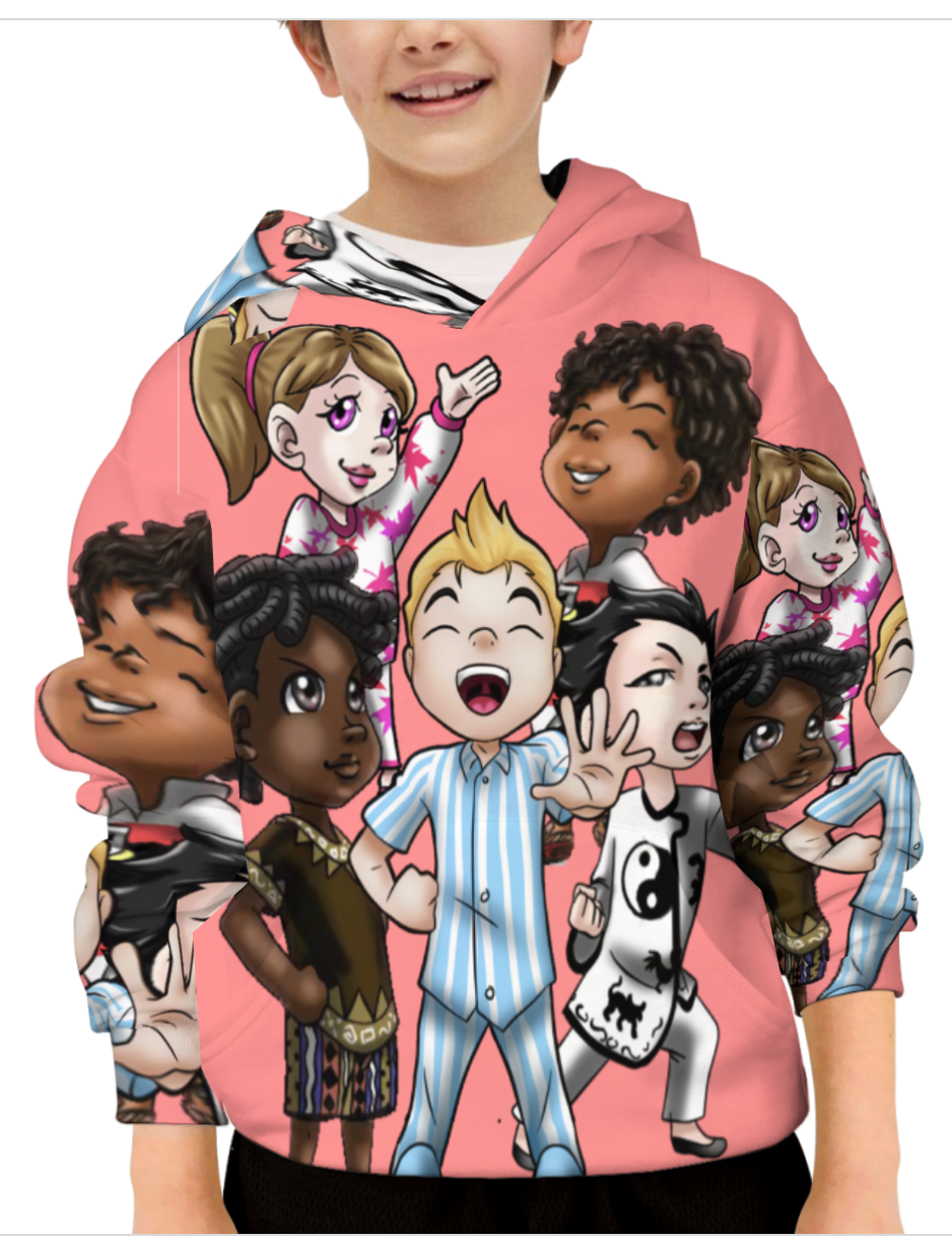 SDPKA KIDS GANGIN' IT HOODIE | RED | 10 COLORS