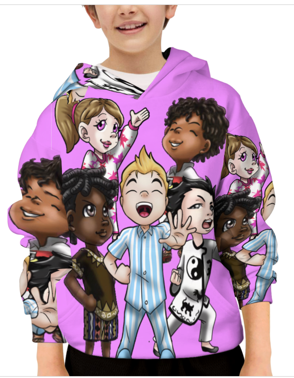 SDPKA KIDS GANGIN' IT HOODIE | RED | 10 COLORS