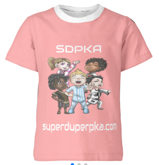SDPKA KIDS Book & GANGIN'IT  T SHIRT BUNDLE | PEACH