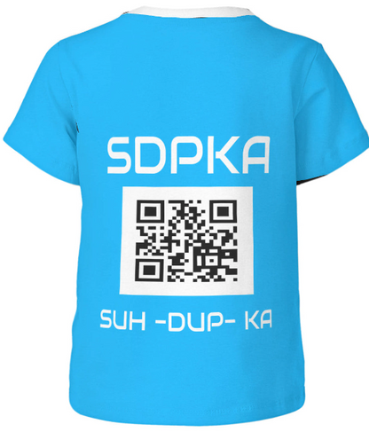 KEDAR'S SALUTE of VALOR T-SHIRT for YOUTH | SDPKA (SUH-DUP-KA) | RASPBERRY