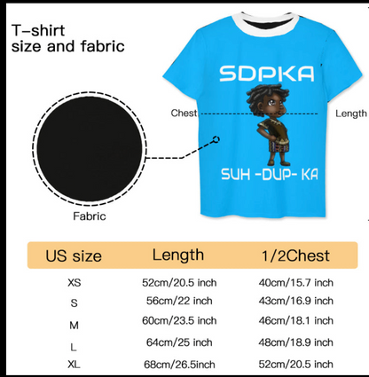 KEDAR'S SALUTE of VALOR T-SHIRT for YOUTH | SDPKA (SUH-DUP-KA) | RASPBERRY