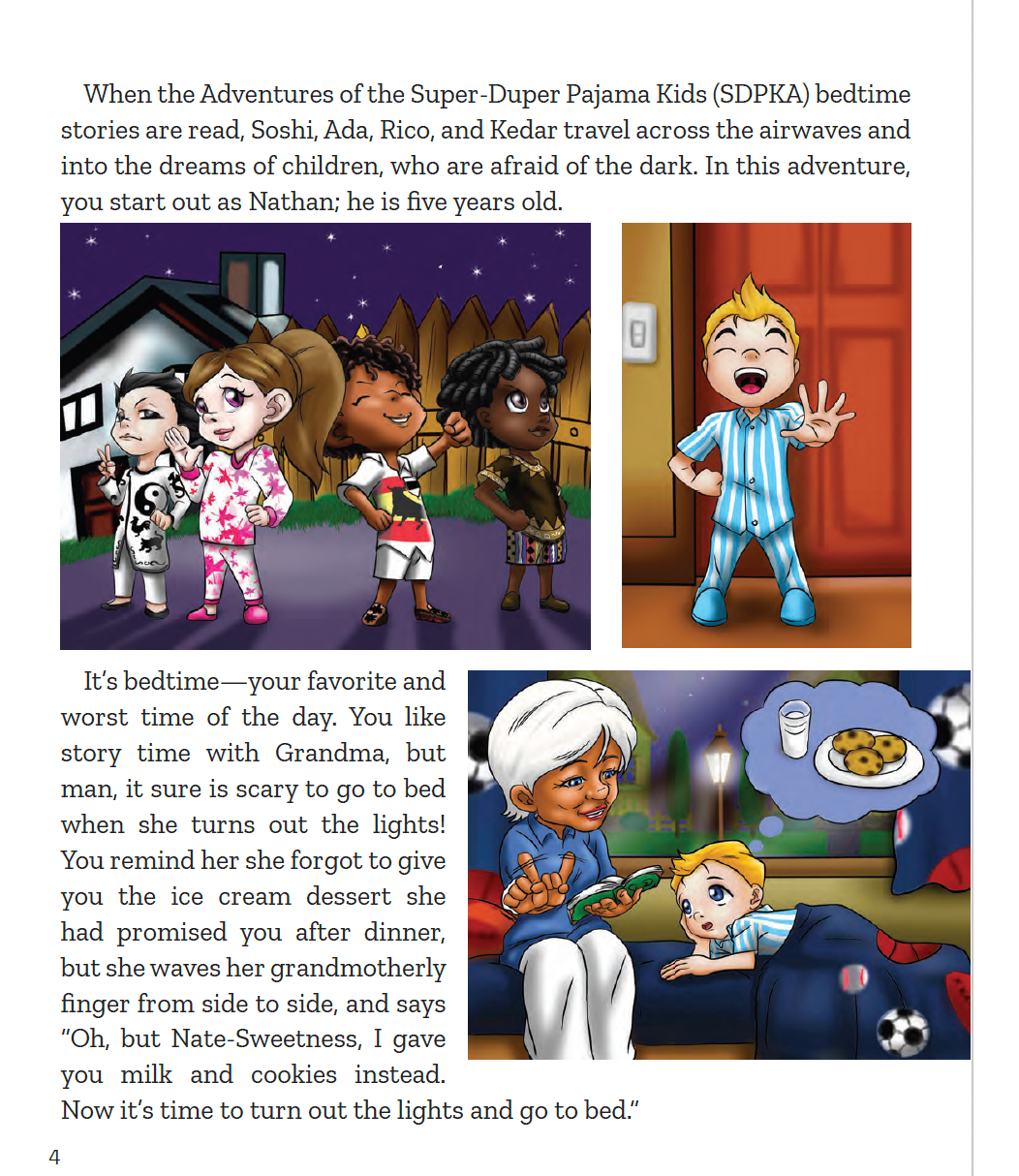 Nate And The Super Duper Pajama Kids Adventure Book