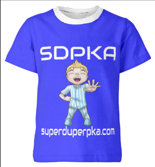 NATE'S SALUTE OF VALOR T SHIRT | FOR YOUTH |  SDPKA (SUH-DUP-KA | ROYAL