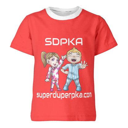 SDPKA NATE & ADA DUAL SALUTE OF VALOR T SHIRT | RED
