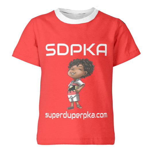 RICO'S SALUTE of VALOR T-SHIRT for YOUTH | SDPKA (SUH-DUP-KA) | RED