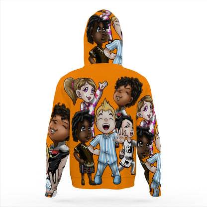 SDPKA KIDS GANGIN' IT HOODIE | POLYESTER ORANGE