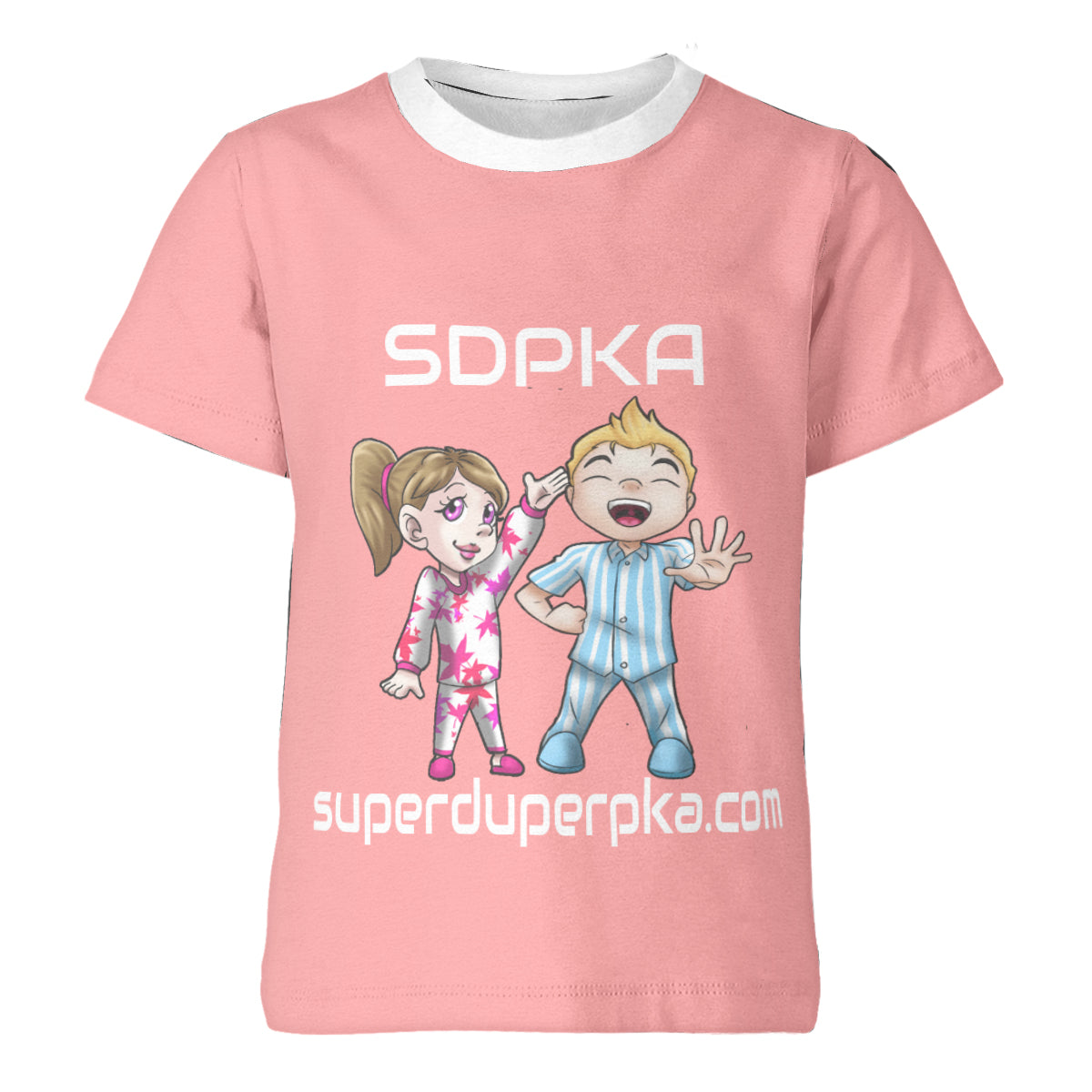 SDPKA NATE & ADA DUAL SALUTE OF VALOR T SHIRT | PEACH