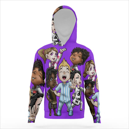 SDPKA KIDS GANGIN' IT HOODIE | POLYESTER PURPLE