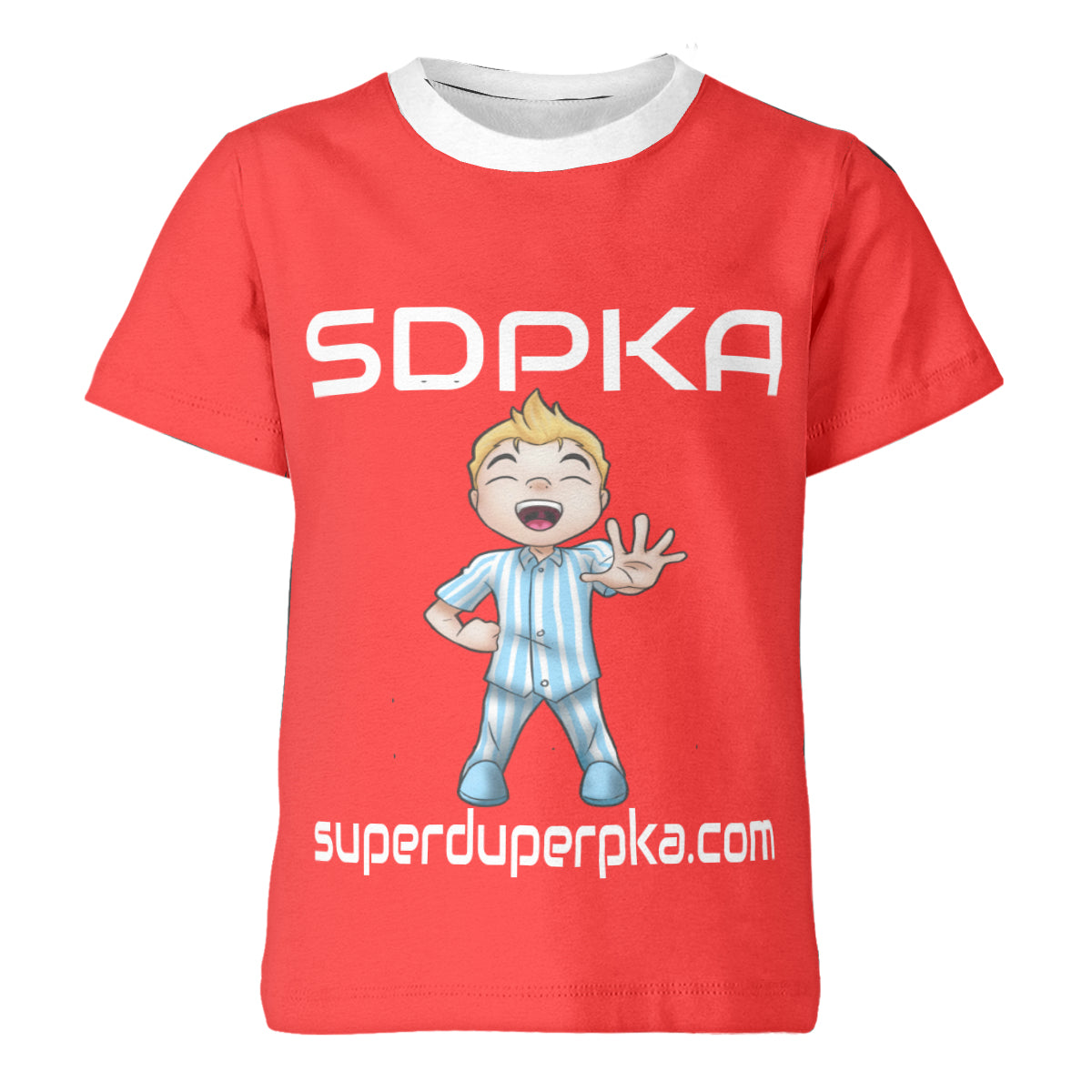 NATE'S SALUTE OF VALOR T SHIRT | FOR YOUTH |  SDPKA (SUH-DUP-KA | RED