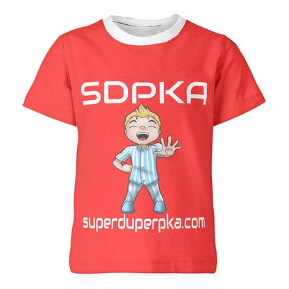 NATE'S SALUTE OF VALOR T SHIRT | FOR YOUTH |  SDPKA (SUH-DUP-KA | RED