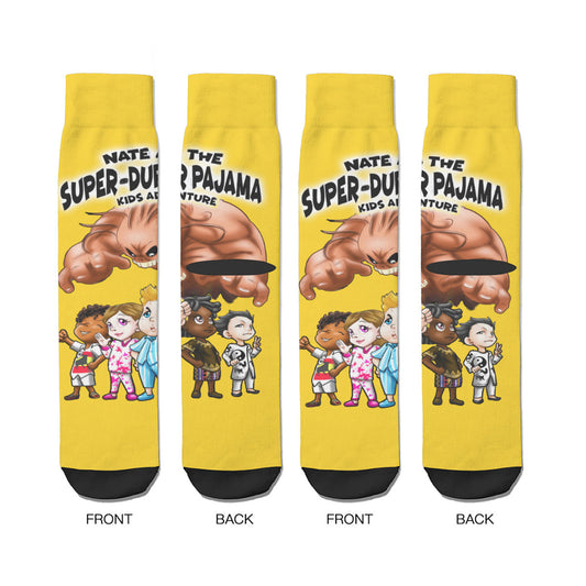 NATE-SDPKA-unisex SOCKS | for ADULTS | YELLOW