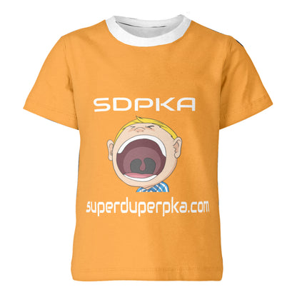 BIG MOUTH NATE  T-SHIRT for YOUTH | SDPKA (SUH-DUP-KA) | ORANGE