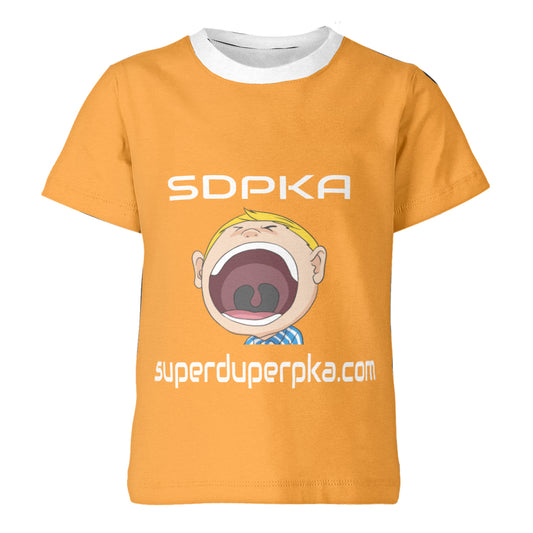 BIG MOUTH NATE  T-SHIRT for YOUTH | SDPKA (SUH-DUP-KA) | ORANGE