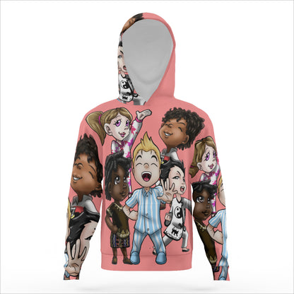 SDPKA | KIDS and YOUTH  | BRAVE SQUAD GANGIN' IT HOODIE | POLYESTER PEACH