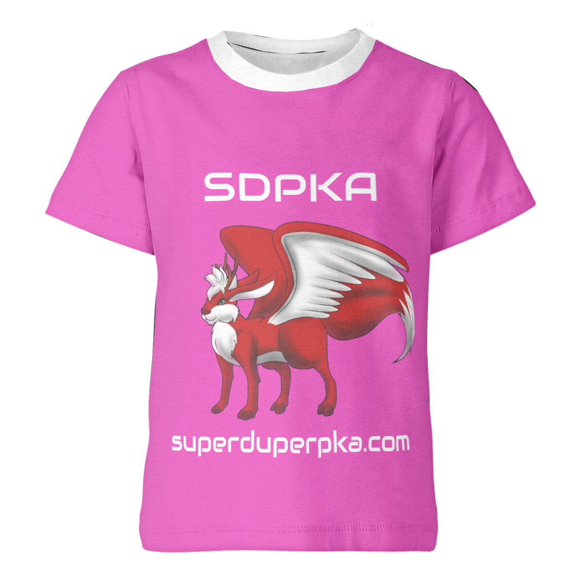 SDPKA WANDERING WOLPERTINGER  T-Shirt for YOUTH | HOT PINK