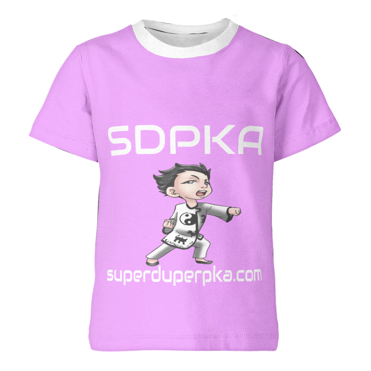 SOSHI'S SALUTE of VALOR T-SHIRT for YOUTH | SDPKA (SUH-DUP-KA) | LT PINK
