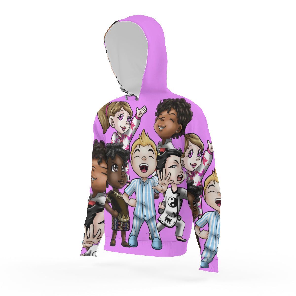 SDPKA KIDS GANGIN' IT HOODIE  | POLYESTER LT PINK