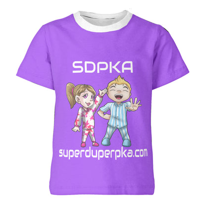 SDPKA NATE & ADA DUAL SALUTE OF VALOR T SHIRT | PURPLE