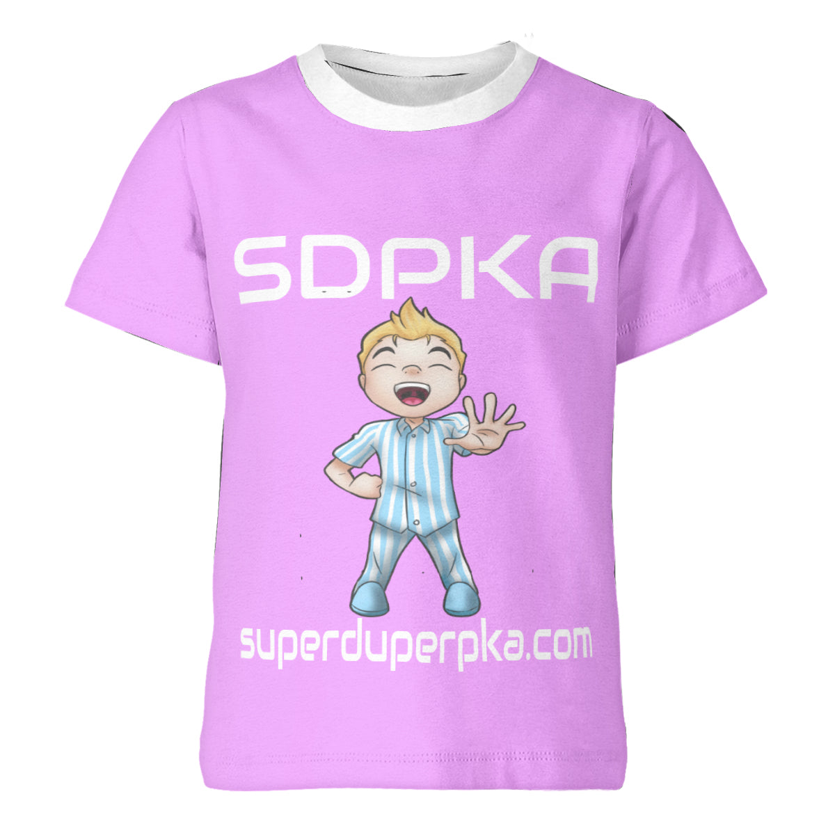 NATE'S SALUTE OF VALOR T SHIRT | FOR YOUTH |  SDPKA (SUH-DUP-KA | LT PINK
