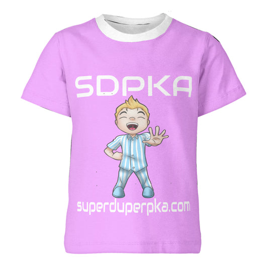 NATE'S SALUTE OF VALOR T SHIRT | FOR YOUTH |  SDPKA (SUH-DUP-KA | LT PINK