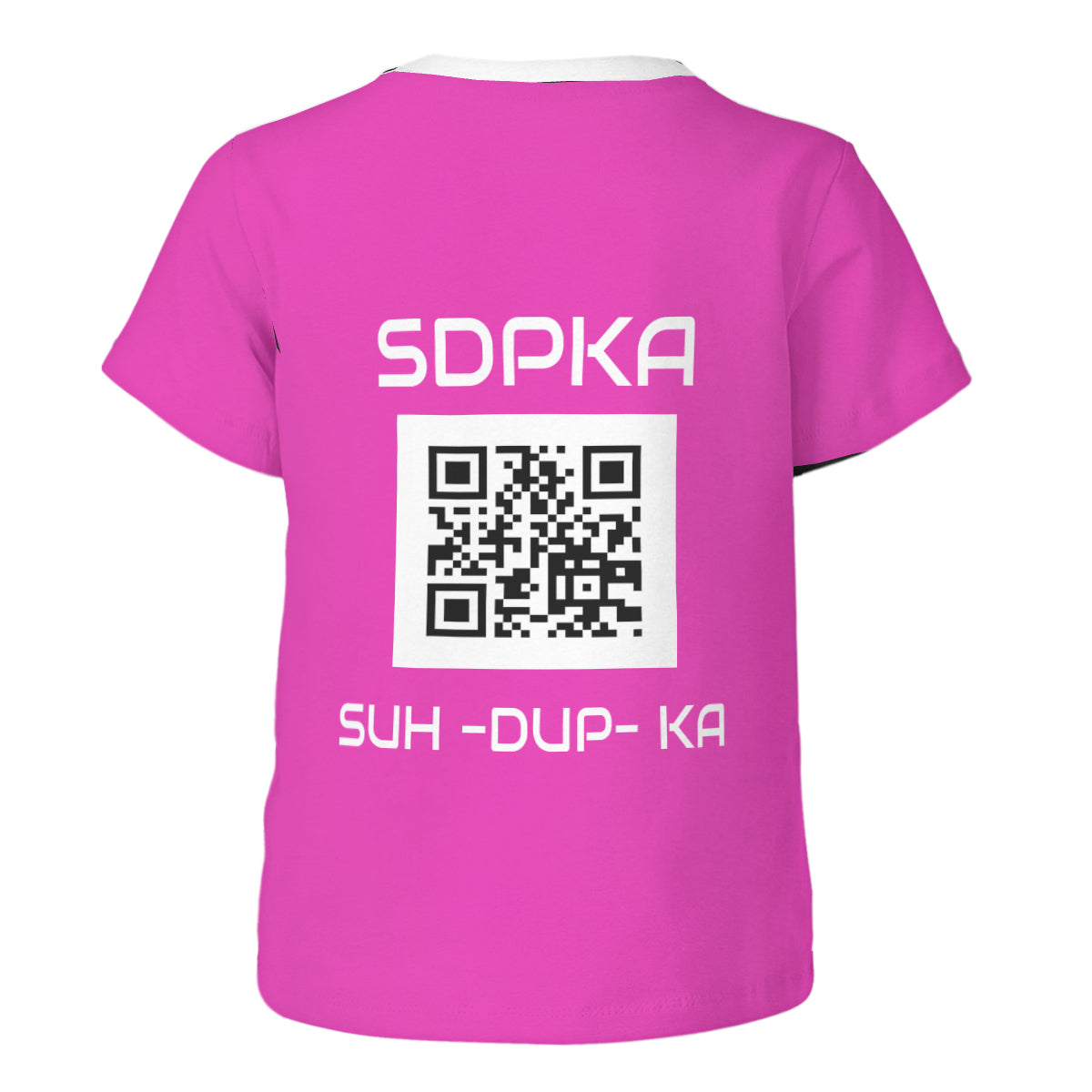 NATE'S SALUTE OF VALOR T SHIRT | FOR YOUTH | SDPKA (SUH-DUP-KA | HOT PINK