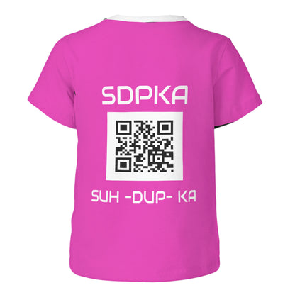 NATE'S SALUTE OF VALOR T SHIRT | FOR YOUTH | SDPKA (SUH-DUP-KA | HOT PINK
