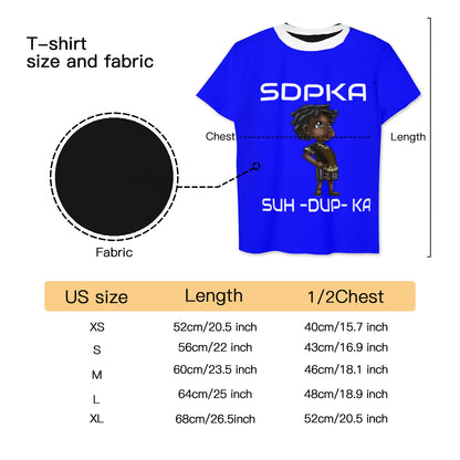 KEDAR'S SALUTE of VALOR T-SHIRT for YOUTH | SDPKA (SUH-DUP-KA) | ROYAL