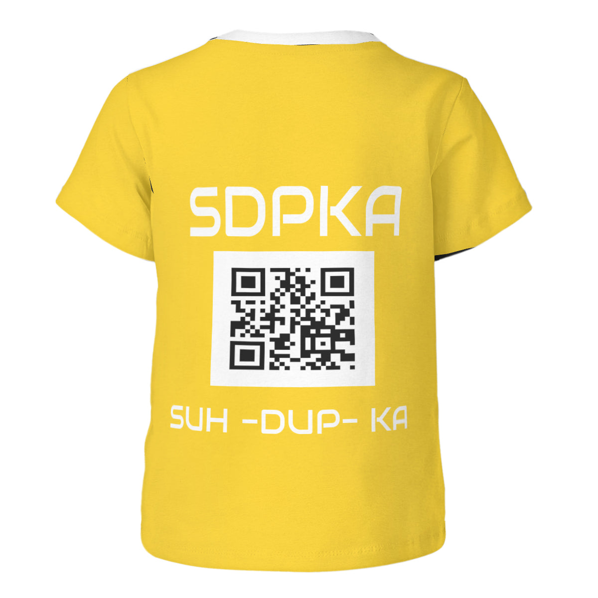 RICO'S SALUTE of VALOR T-SHIRT for YOUTH | SDPKA (SUH-DUP-KA) | YELLOW