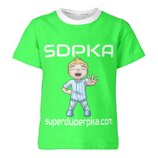NATE'S SALUTE OF VALOR T SHIRT | FOR YOUTH |  SDPKA (SUH-DUP-KA | LIME