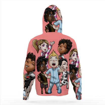 SDPKA | KIDS and YOUTH  | BRAVE SQUAD GANGIN' IT HOODIE | POLYESTER PEACH