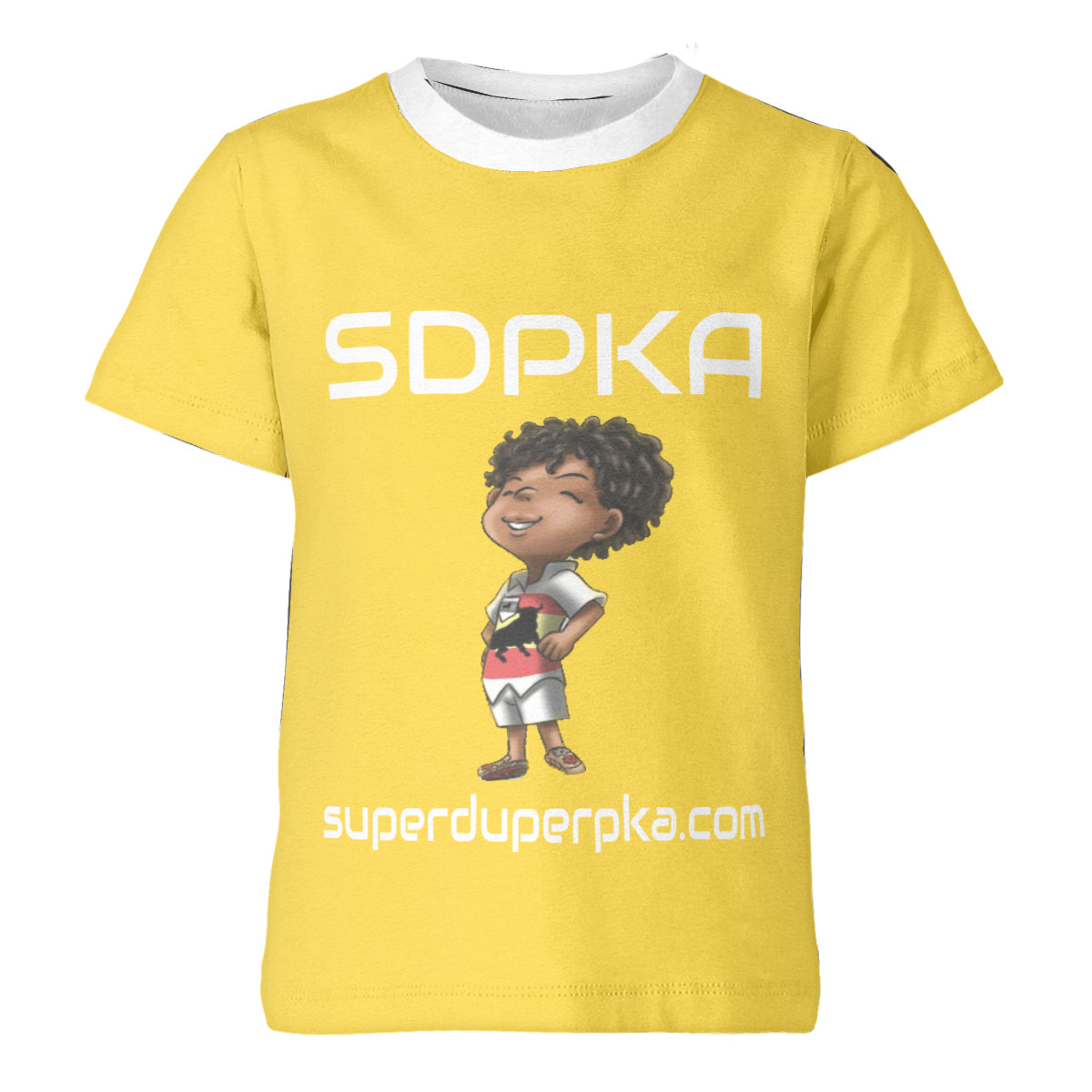 RICO'S SALUTE of VALOR T-SHIRT for YOUTH | SDPKA (SUH-DUP-KA) | YELLOW