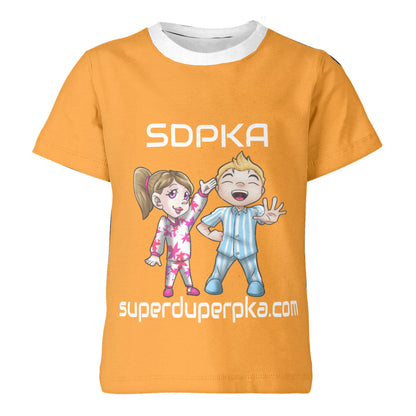 SDPKA NATE & ADA DUAL SALUTE OF VALOR T SHIRT | ORANGE