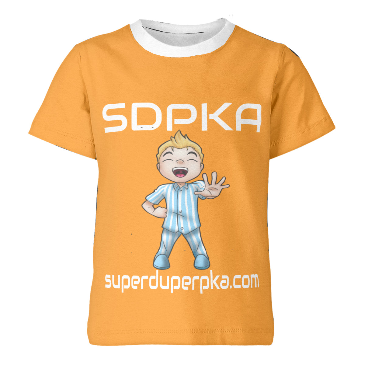 NATE'S SALUTE OF VALOR T SHIRT | FOR YOUTH |  SDPKA (SUH-DUP-KA | ORANGE